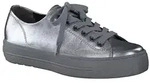 Paul Green Leder-Sneakers in Silber - 37