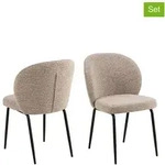 Actona 2er-Set: Esszimmerst&uuml;hle "Patricia" in Beige - (B)52 x (H)82 x (T)57,5...