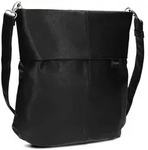 Zwei Umh&auml;ngetasche ''M140'' in Schwarz - (B)35 x (H)35 x (T)18 cm