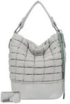Fritzi aus Preu&szlig;en Schultertasche "Olga" in Hellgrau - (B)27 x (H)37 x (T)17 cm