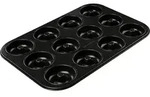 Dr. Oetker Donut-Backform "Tradition" in Schwarz - (B)38,5 x (H)2 x (T)26,5 cm