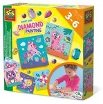 SES Kreativset "Mega Edelsteine Diamond Painting" - ab 3 Jahren