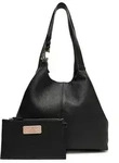 COCCINELLE Leder-Schultertasche in Schwarz - (B)34 x (H)26 x (T)8 cm