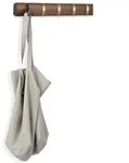 umbra Garderobenleiste "Flip 5" in Braun - (B)51 x (H)6 x (T)3 cm