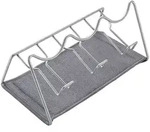 metaltex Flaschen-Abtropfgestell in Grau - (B)30 x (H)17 x (T)14 cm