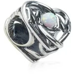Pandora Silber-Bead mit Zierstein