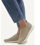 Caprice Slipper in Beige - 36