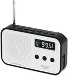 Adler Digitalradio in Wei&szlig;