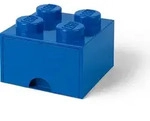 LEGO Schubladenbox "Brick 4" in Dunkelblau - (B)25 x (H)18 x (T)25 cm