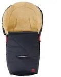 Kaiser Naturfellprodukte Lammfell-Kuschelsack "Emma" in Dunkelblau - (B)40 x (L)80 cm