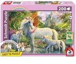 Schmidt Spiele 200tlg. Puzzle "Einhornstute mit zwei Fohlen" - ab 8 Jahren