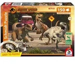 Schmidt Spiele 150tlg. Puzzle "Jurassic World, Angriff der Velociraptoren" - ab 7