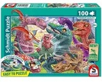 Schmidt Spiele 100tlg. Puzzle "Kleine Dinos, gro&szlig;e Abenteuer" - ab 6 Jahren