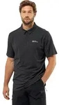 Jack Wolfskin Poloshirt "Delgami" in Schwarz - XL
