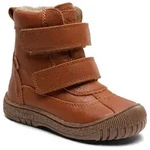 bisgaard Leder-Winterboots in Hellbraun - 23