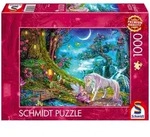 Schmidt Spiele 1.000tlg. Puzzle "Wo sich Einhorn und Elfe gute Nacht sagen" - ab 12