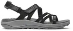 Merrell Leder-Sandalen "Harbor Backstrap" in Schwarz - 36