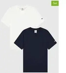 Champion 2er-Set: Shirts in Dunkelblau - L