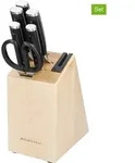 KitchenAid 7tlg. Messerblock-Set in Natur