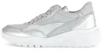 Gabor Leder-Sneakers in Silber - 37