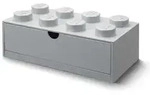 LEGO Schubladenbox "Brick 8" in Grau - (B)32 x (H)16 x (T)12 cm