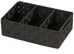 Wenko Organizer "Adria" in Schwarz - (B)32 x (H)10 x (T)21 cm