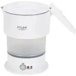 Adler Reise-Wasserkocher "AD 1377" in Wei&szlig; - 600 ml
