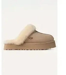UGG Leder-Hausschuhe "Disquette" in Beige - 37