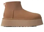 UGG Leder-Boots "Classic Mini Dipper" in Hellbraun - 37