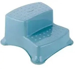 keeeper Tritthocker "Pure" in Blau - (B)40 x (H)21 x (T)37 cm