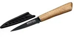 Fackelmann Gem&uuml;semesser ''Nirosta'' in Schwarz - (L)19,5 cm