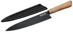 Fackelmann Kochmesser ''Nirosta'' in Schwarz - (L)33,5 cm