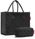Reisenthel Shopper in Schwarz - (B)43 x (H)36 x (T)8 cm
