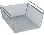 Wenko Regaleinh&auml;ngekorb in Silber - (B)23 x (H)14 x (T)28 cm