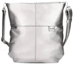 Zwei Umh&auml;ngetasche in Silber - (B)31 x (H)32 x (T)13 cm