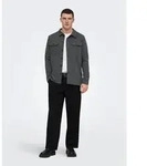 ONLY & SONS Hemdjacke "Onsnewkodyl" in Anthrazit - L