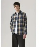 Levi's Flanellhemd - Regular fit - in Dunkelblau - M
