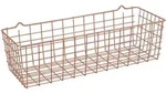 metaltex Allzweckkorb "Tomado" in Kupfer - (B)33 x (H)12 x (T)10 cm