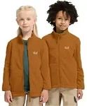 Jack Wolfskin Fleecejacke "Taunus 100" in Hellbraun - 128