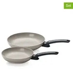 Fissler 2er-Set: Bratpfannen in Hellgrau