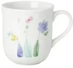 Hutschenreuther Kaffeetasse "Blumenvasen" in Wei&szlig; - (H)12 x &Oslash; 9 cm