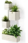 umbra Wandpflanzgef&auml;&szlig; in Beige - (B)36 x (H)72 x (T)18 cm