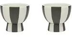 OYOY living design 2er-Set: Eierbecher "Toppu" in Creme - (H)5 cm - &Oslash; 4,5 cm