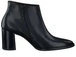 Paul Green Leder-Stiefeletten in Schwarz - 38,5
