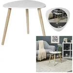 THE HOME DECO FACTORY Couchtisch in Wei&szlig; - (B)48 x (H)46 cm