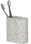 Sealskin Zahnb&uuml;rstenhalter "Terrazzo" in Creme - (B)12 x (H)12 x (T)6 cm