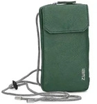Zwei Handytasche in Gr&uuml;n - (B)10 x (H)19 x (T)3 cm