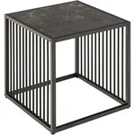 Actona Beistelltisch "Strington" in Schwarz - (B)40 x (H)40 x (T)40 cm