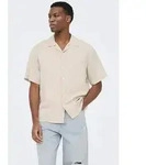ONLY & SONS Hemd "Onsperu" - Regular fit - in Beige - L