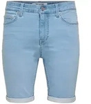 ONLY & SONS Jeans-Shorts "Onsply" in Hellblau - L